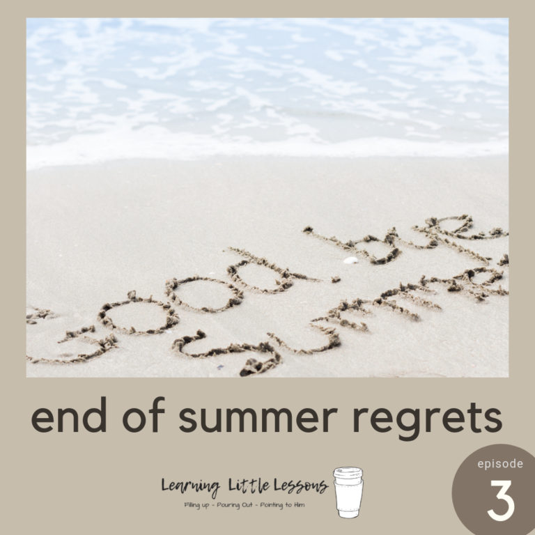 End Of Summer Regrets