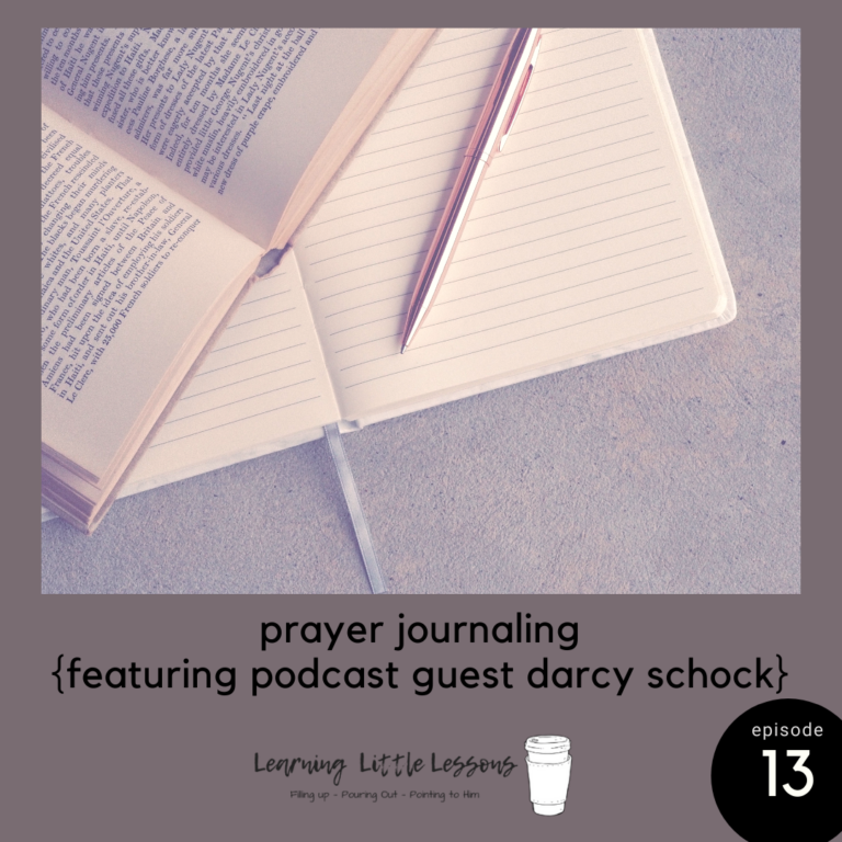 Prayer Journal — with Podcast Guest Darcy Schock